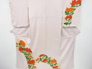 菊模様刺繍訪問着